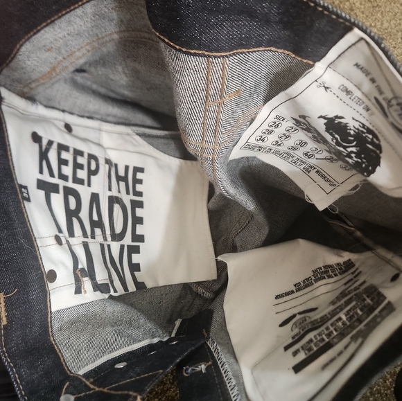 RGT Rogue Territory- Stanton // 15oz Indigo Jeans, Size 32 - Picture 9 of 12